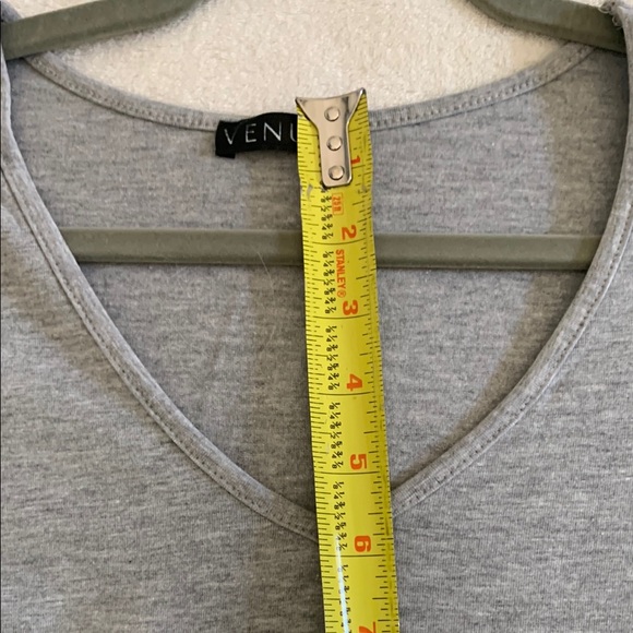 Venus Gray Fitted Short Sleeve T-Shirt - Picture 3 of 8